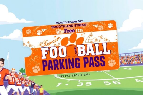 Clemson Football Parking Pass for Sale