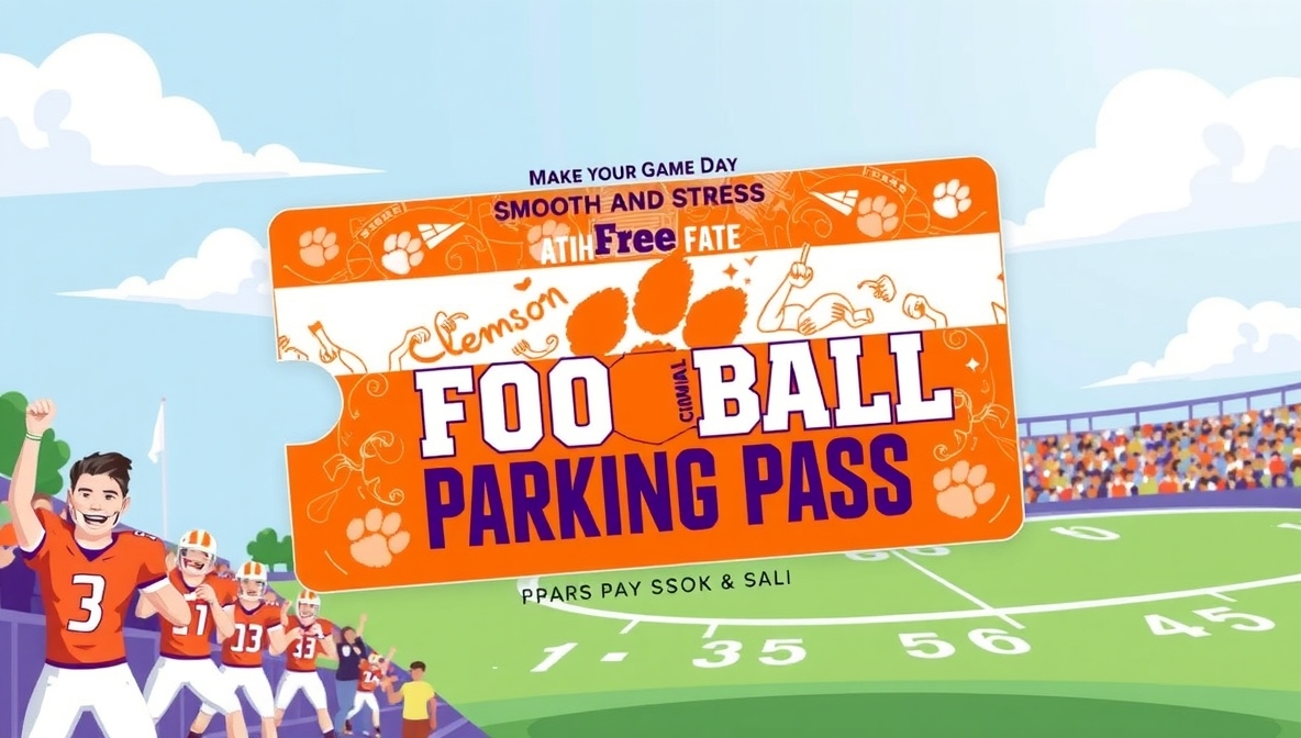 Clemson Football Parking Pass for Sale