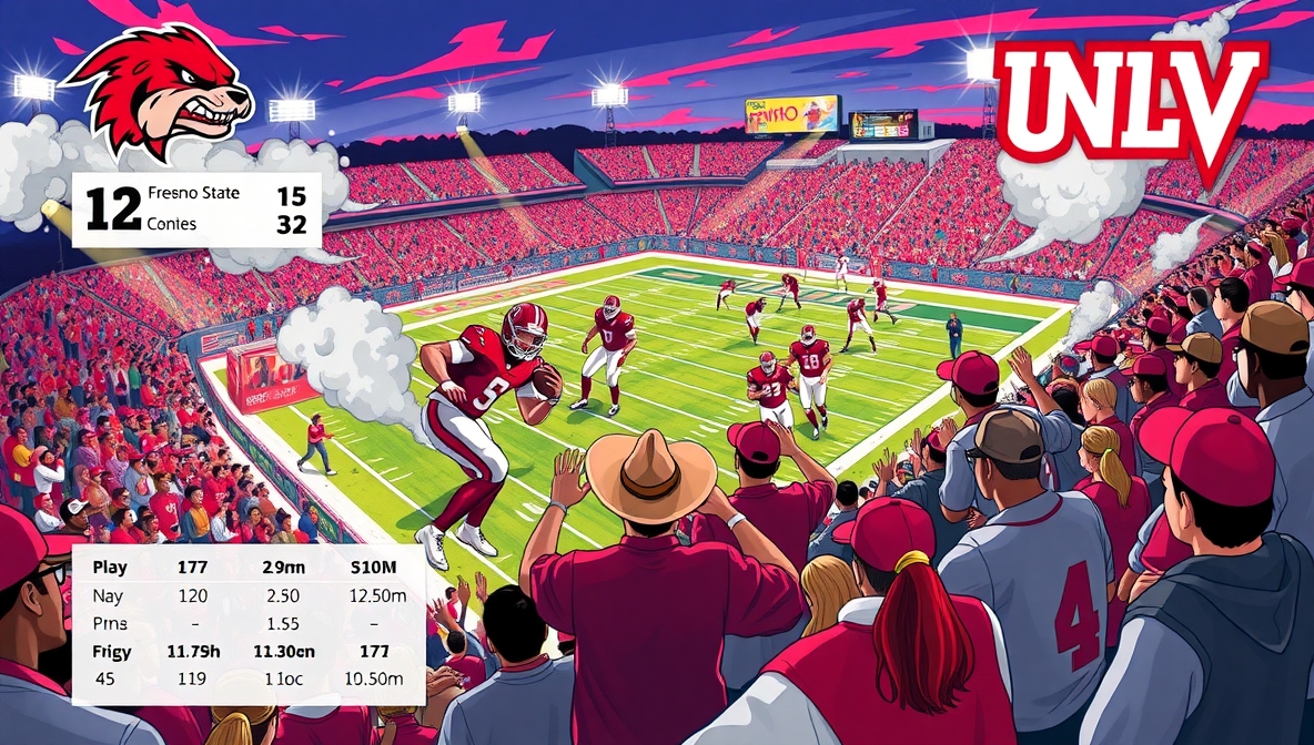 Fresno State Bulldogs Football vs UNLV Football Match Player Stats