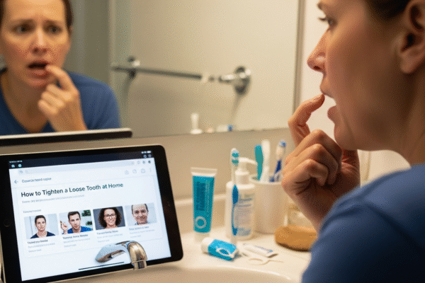Tighten a Loose Tooth at Home